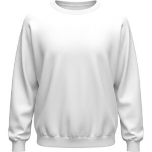 Aerie Oversized Crewneck Sweatshirt Womens Size XXS White Clean Girl Lounge